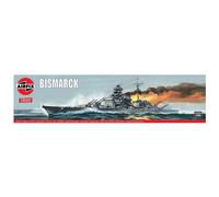 Airfix 1/600 Bismarck Battleship Model Kit Vintage Classics 170 Piece
