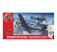 Airfix 1:72 50194 Supermarine Spitfire Mk.Vc Bf109F-4 Dogfight Double Gift Set