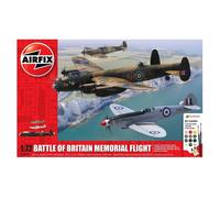 Airfix Aircraft Model Building Kits - Battle of Britain Memorial Flight Miniature Craft Kit, 1/72 Scale Plastic Model Plane Kits for Adults to Build - Aeroplane Gifts for Men