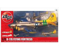 Airfix Model Set - A08017B Boeing B17G Flying Fortress Model Building Kit - Plastic Model Plane Kits for Adults & Children 8+, Set Includes Sprues & Decals - 1:72 Scale Model