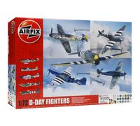 Airfix 1/72 D-Day Fighters (A50192) - WWII Military Aircraft Gift Set