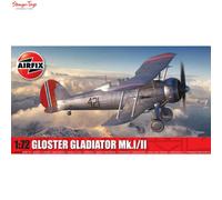 Airfix A02052B Gloster Gladiator Mk.I/Mk.II Classic Kit Military Aircraft, un Painted