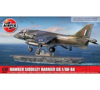 Airfix Vintage Classics Set - A04057A Hawker Siddeley Harrier GR.1/AV-8A - Plastic Model Aircraft Kits for Adults & Children 8+, Set Includes 114 Pieces- 1:72 Scale Model Aircraft Set