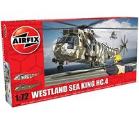 Airfix 1:72 Scale Westland Sea King HC.4 Model Kit,Navy
