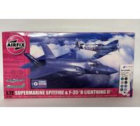Airfix 1:72 Supermarine Spitfire & F-35 B Lightning II Model Kit A50190