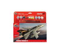 Airfix 1:72 Tornado F3 Scale Military Aircraft Gift Set including Paint, Glue and Brushes