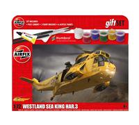 Airfix Hanging Model Aircraft Kits - Westland Sea King HAR.3 Model Building Set, 1:72 Scale Model Helicopter Kit for Adults & Kids 8+ - Aircraft Models Military Gifts for Men to Build, Skill Lvl. 3