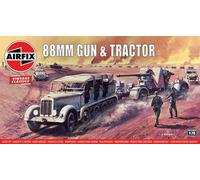 Airfix A02303 88mm Gun & Tractor 1:76 Scale Series 2 Plastic Model Kit