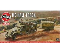 Airfix 1/76 (20mm) M3A1 White Half Track & 1 Ton Trailer