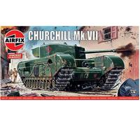 Airfix 1:76 Scale Vintage Classics Churchill MK.VII Tank Model Kit