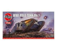 Airfix 1-76 Scale Wwi "male" Tank Model Kit