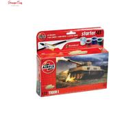 Airfix German Tiger I Starter Set (1:72 Scale) Model Kit