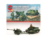 AIRFIX A01309V Bren Gun Carrier & 6pdr AT Gun Classics 1:76 Military Model Kit