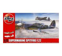 Airfix Model Set - A02033A Supermarine Spitfire F.Mk.22 Model Building Kit - Plastic Plane Kits for Adults & Children 8+, Set Includes Sprues & Decals - 1:72 Scale