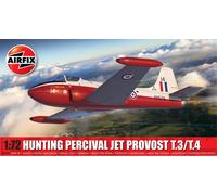 AIRFIX - Standard Model Set - A02103A Hunting Percival Jet Provost T.3/T.4 Model Building Kit - Plastic Model Plane Kits for Adults & Children 8+, Set Includes Sprues and Decals - 1:72 Scale Model