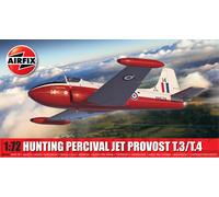 Airfix Standard Model Set - A02103A Hunting Percival Jet Provost T.3/T.4 Model Building Kit - Plastic Model Plane Kits for Adults & Children 8+, Set Includes Sprues and Decals - 1:72 Scale Model