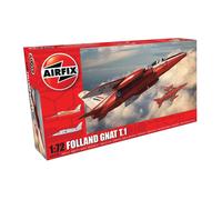 Airfix Model Set - A02105 Folland Gnat T.1 Model Building Kit - Plastic Model Plane Kits for Adults & Children 8+, Set Includes Sprues & Decals - 1:72 Scale Model