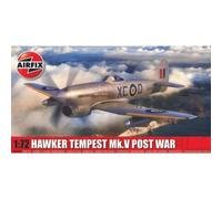 Airfix Model Set - A02110 Hawker Tempest Mk.V Post War Model Building Kit - Plastic Model Plane Kits for Adults & Children 8+, Set Includes Sprues & Decals - 1:72 Scale Model