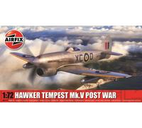 Airfix Model Set - A02110 Hawker Tempest Mk.V Post War Model Building Kit - Plastic Model Plane Kits for Adults & Children 8+, Set Includes Sprues & Decals - 1:72 Scale Model