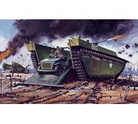 Airfix A02302V 1:76 Buffalo Amphibian and Willys Jeep Vintage Classics Series