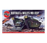 Airfix A02302V Buffalo Amphibian LVT and Jeep
