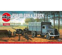 Airfix A02315V 1:76 Opel Blitz Lorry and PAK 40 Field Gun Vintage Classic Series