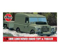 Airfix A02324 LWB Land Rover (Hard Top) & Trailer 1:76 Model Kit
