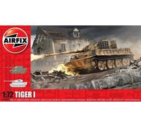 Airfix Model Set - A02342 Tiger 1 Model Building Kit - Plastic Model Tank Kits for Adults & Children 8+, Set Includes Sprues & Decals - 1:72 Scale Model