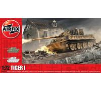 Airfix Model Set - A02342 Tiger 1 Model Building Kit - Plastic Model Tank Kits for Adults & Children 8+, Set Includes Sprues & Decals - 1:72 Scale Model