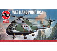Airfix Vintage Classics Set - A03021V Westland Puma HC.1 - Plastic Model Aircraft Kits for Adults & Children 8+, Set Includes 112 Pieces - 1:72 Scale Model Aircraft Sets