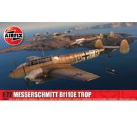 Airfix Model Set - A03081A Messerschmitt Bf110E/E-2 TROP Model Building Kit - Plastic Model Plane Kits for Adults & Children 8+, Set Includes Sprues & Decals - 1:72 Scale Model