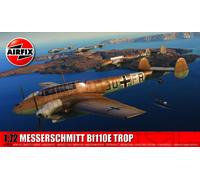 Airfix Model Set - A03081A Messerschmitt Bf110E/E-2 TROP Model Building Kit - Plastic Model Plane Kits for Adults & Children 8+, Set Includes Sprues & Decals - 1:72 Scale Model