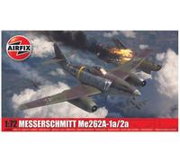 Airfix Model Set - A03090A Messerschmitt Me262A-1a/2a Model Building Kit - Plastic Model Plane Kits for Adults & Children 8+, Set Includes Sprues & Decals - 1:72 Scale Model