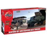 Airfix Model Kit Bedford QLT & QLD Trucks 1/76 Scale A03306