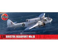 Airfix Plastic Model Kit A04021A Bristol Beaufort Mk.IA - 1:72 Scale, Skill Level 2, Decals
