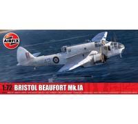 Airfix Plastic Model Kit A04021A Bristol Beaufort Mk.IA - 1:72 Scale, Skill Level 2, Decals