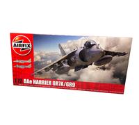 Airfix Model Set - A04050A BAe Harrier GR7A/GR9 Model Building Kit - Plastic Model Plane Kits for Adults & Children 8+, Set Includes Sprues & Decals - 1:72 Scale Model