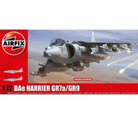 Airfix Model Set - A04050A BAe Harrier GR7A/GR9 Model Building Kit - Plastic Model Plane Kits for Adults & Children 8+, Set Includes Sprues & Decals - 1:72 Scale Model