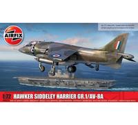 Airfix Vintage Classics Set - A04057A Hawker Siddeley Harrier GR.1/AV-8A - Plastic Model Aircraft Kits for Adults & Children 8+, Set Includes 114 Pieces- 1:72 Scale Model Aircraft Set