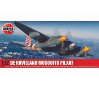 Airfix Model Set - A04065 de Havilland Mosquito PR.XVI Model Building Kit - Plastic Model Plane Kits for Adults & Children 8+, Set Includes Sprues & Decals - 1:72 Scale Model