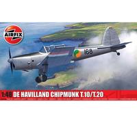 Airfix A04105A de Havilland Chipmunk T.10/T.20 Military Aircraft Plastic Model Kit