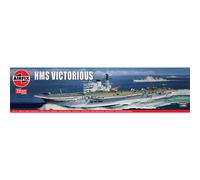 Airfix Vintage Classics Set - A04201V HMS Victorious - Plastic Model Ship Kits for Adults & Children 8+, Set Includes 94 Pieces - 1:600 Scale Model Ship Set