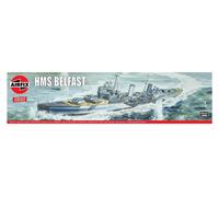 Airfix Vintage Classics Set - A04212V HMS Belfast - Plastic Model Ship Kits for Adults & Children 8+, Set Includes 250 Pieces - 1:600 Scale Model Ship Set