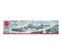 Airfix Vintage Classics Set - A04212V HMS Belfast - Plastic Model Ship Kits for Adults & Children 8+, Set Includes 250 Pieces - 1:600 Scale Model Ship Set