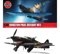 Airfix Standard Model Set - A05132 Boulton Paul Defiant NF.I Model Building Kit - Plastic Aircraft Kits for Adults & Children 8+, Includes 113 Pieces - 1:48 Scale
