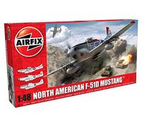 Airfix A05136 North American F51D Mustang Classic Kit, Multicolor, 1:48 Scale