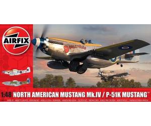 Airfix A05137 1:48th scale North American Mustang Mk.IV / P-51K Mustang