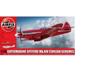 Airfix A05139 Supermarine Spitfire Mk.XIV Civilian Scheme 1:48 Scale Plastic Kit