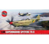 Airfix A05143 Supermarine Spitfire Tr.9 Model Building Kit - Plastic Plane Kits for Adults & Children 8+, Set Includes Sprues & Decals 1:48 Scale