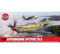 Airfix A05143 Supermarine Spitfire Tr.9 Model Building Kit - Plastic Plane Kits for Adults & Children 8+, Set Includes Sprues & Decals 1:48 Scale